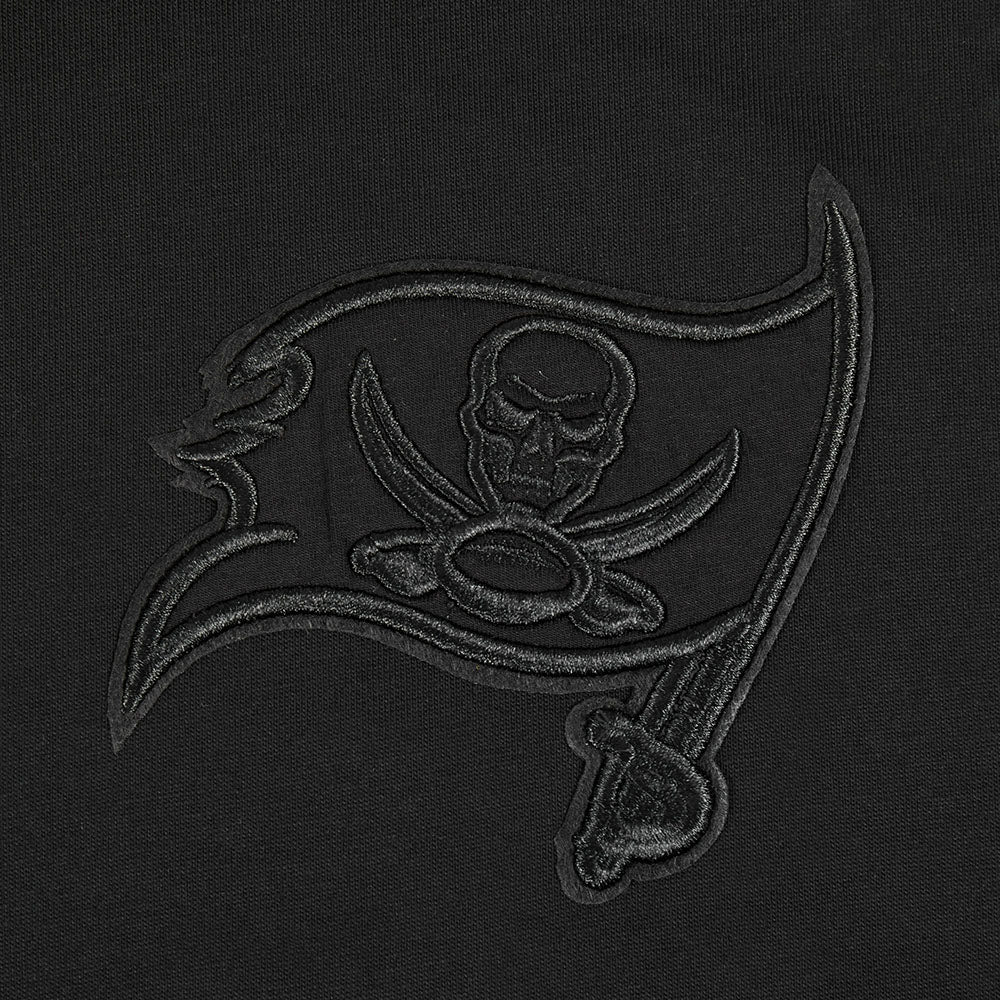NFL TAMPA BAY BUCCANEERS NEUTRAL T-SHIRT EN JERSEY DE COTON À ÉPAULES TOMBANTES POUR HOMME (NOIR)