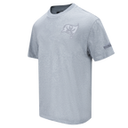 NFL TAMPA BAY BUCCANEERS NEUTRAL T-SHIRT EN JERSEY DE COTON À ÉPAULES TOMBANTES POUR HOMME (GRIS CHINÉ FONCÉ)
