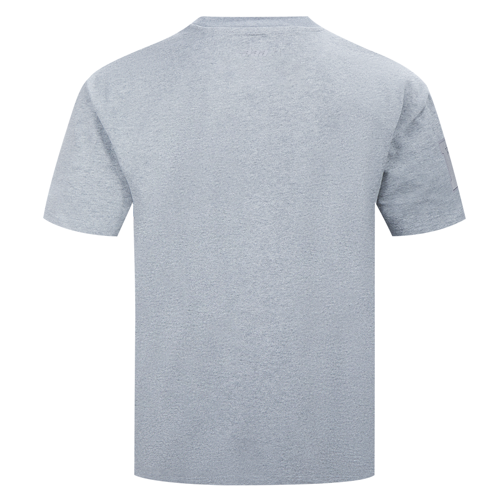 NFL TAMPA BAY BUCCANEERS NEUTRAL T-SHIRT EN JERSEY DE COTON À ÉPAULES TOMBANTES POUR HOMME (GRIS CHINÉ FONCÉ)