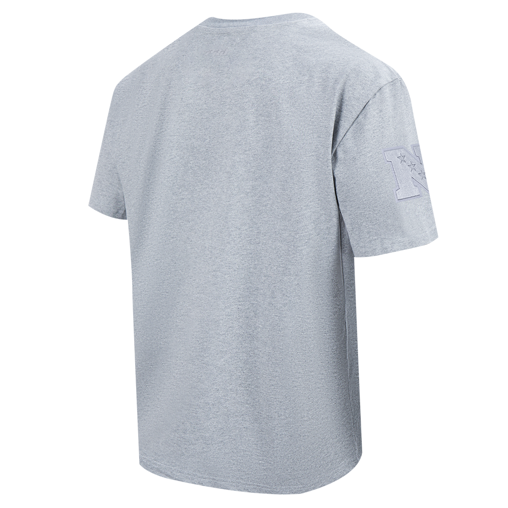 NFL TAMPA BAY BUCCANEERS NEUTRAL T-SHIRT EN JERSEY DE COTON À ÉPAULES TOMBANTES POUR HOMME (GRIS CHINÉ FONCÉ)