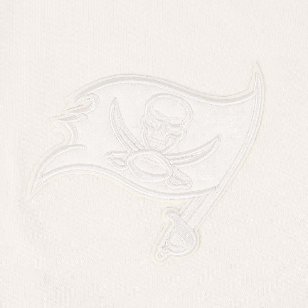 NFL TAMPA BAY BUCCANEERS NEUTRAL T-SHIRT EN JERSEY DE COTON À ÉPAULES TOMBANTES POUR HOMME (COQUILLE D'ŒUF)