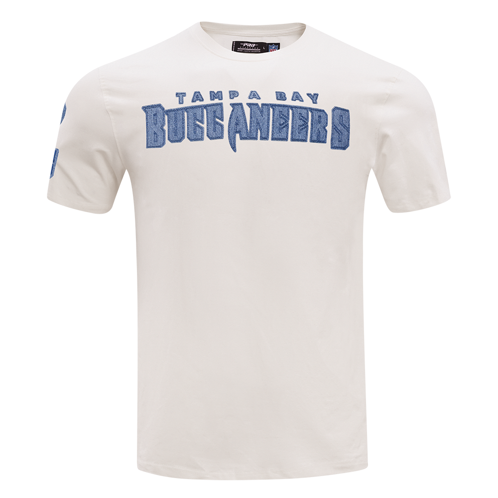 NFL TAMPA BAY BUCCANEERS VARSITY BLUES MEN'S SJ TEE (LINEN)