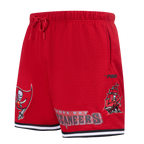 NFL TAMPA BAY BUCCANEERS MESH SHORT (RED/BLACK)