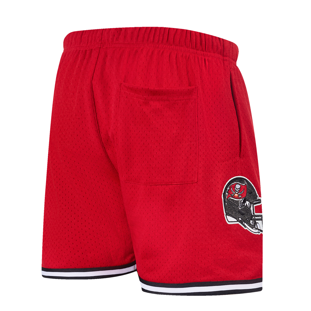 NFL TAMPA BAY BUCCANEERS MESH SHORT (RED/BLACK)