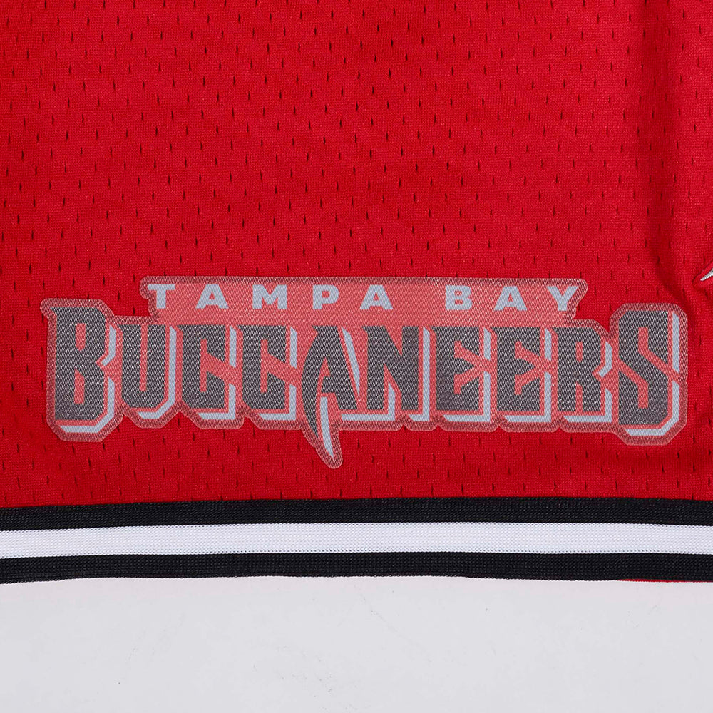 NFL TAMPA BAY BUCCANEERS MESH SHORT (RED/BLACK)