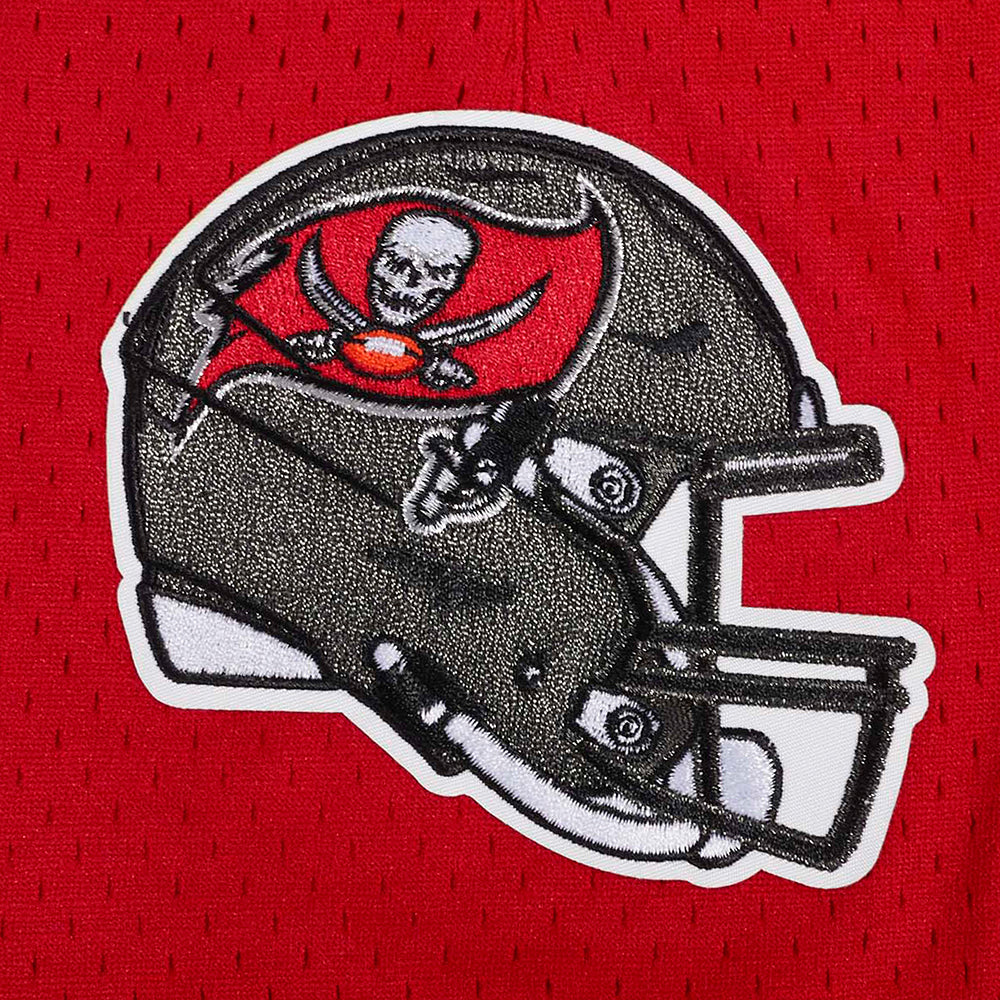 NFL TAMPA BAY BUCCANEERS MESH SHORT (RED/BLACK)
