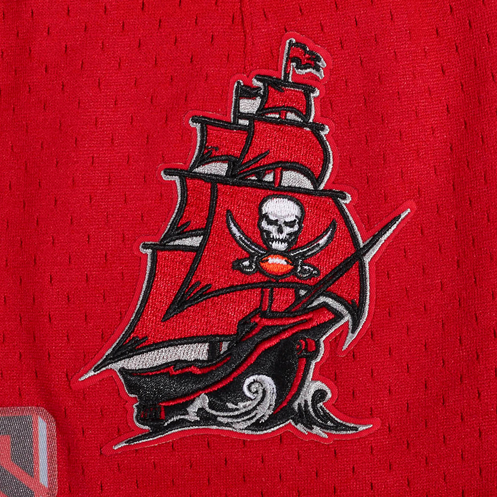 NFL TAMPA BAY BUCCANEERS MESH SHORT (RED/BLACK)