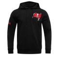 NFL TAMPA BAY BUCCANEERS CLASSIC CHENILLE CHANDAIL À CAPUCHON EN MAILLE DOUBLE POUR HOMME (NOIR)
