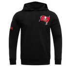 NFL TAMPA BAY BUCCANEERS CLASSIC CHENILLE CHANDAIL À CAPUCHON EN MAILLE DOUBLE POUR HOMME (NOIR)