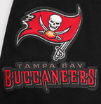 NFL TAMPA BAY BUCCANEERS CLASSIC CHENILLE CHANDAIL À CAPUCHON EN MAILLE DOUBLE POUR HOMME (NOIR)