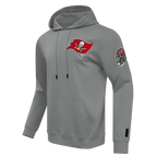 NFL TAMPA BAY BUCCANEERS CLASSIC CHENILLE CHANDAIL À CAPUCHON EN MAILLE DOUBLE POUR HOMME (GRIS)