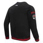 NFL TAMPA BAY BUCCANEERS CHANDAIL À COL ROND MASHUP CÔTELÉ POUR HOMME (NOIR/ROUGE/NOIR)