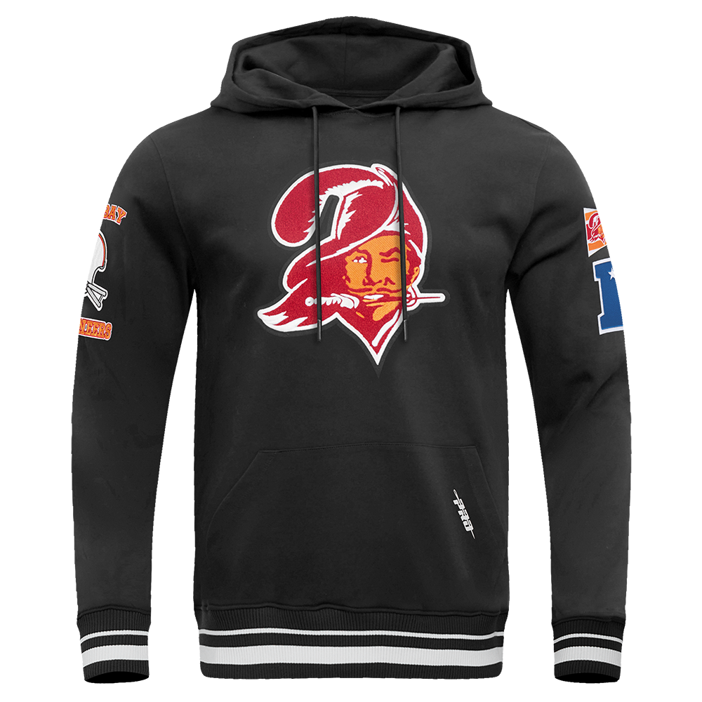 NFL TAMPA BAY BUCCANEERS RETRO CLASSIC CHANDAIL À CAPUCHON POUR HOMME (NOIR)