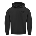 NFL TAMPA BAY BUCCANEERS NEUTRAL MEN'S DROP SHOULDER FLEECE PULLOVER HOODIE (BLACK)