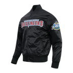 NFL TAMPA BAY BUCCANEERS BIG LOGO MEN'S SATIN JACKET (BLACK)