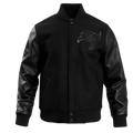 NFL TAMPA BAY BUCCANEERS TRIPLE BLACK BLOUSON COLLÉGIAL EN LAINE POUR HOMME (TRIPLE NOIR HOMME)