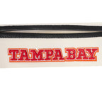 NFL TAMPA BAY BUCCANEERS RETRO CLASSIC BLOUSON COLLÉGIAL EN LAINE À BORDS CÔTELÉS POUR HOMME (COQUILLE D'ŒUF/NOIR)