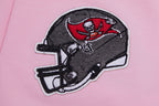 NFL TAMPA BAY BUCCANEERS CLASSIC T-SHIRT EN JERSEY SIMPLE À COUPE CARRÉE POUR FEMME (ROSE)