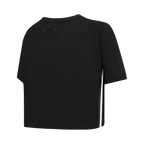 NFL TAMPA BAY BUCCANEERS RETRO CLASSIC WOMEN'S BOXY TEE (BLACK)