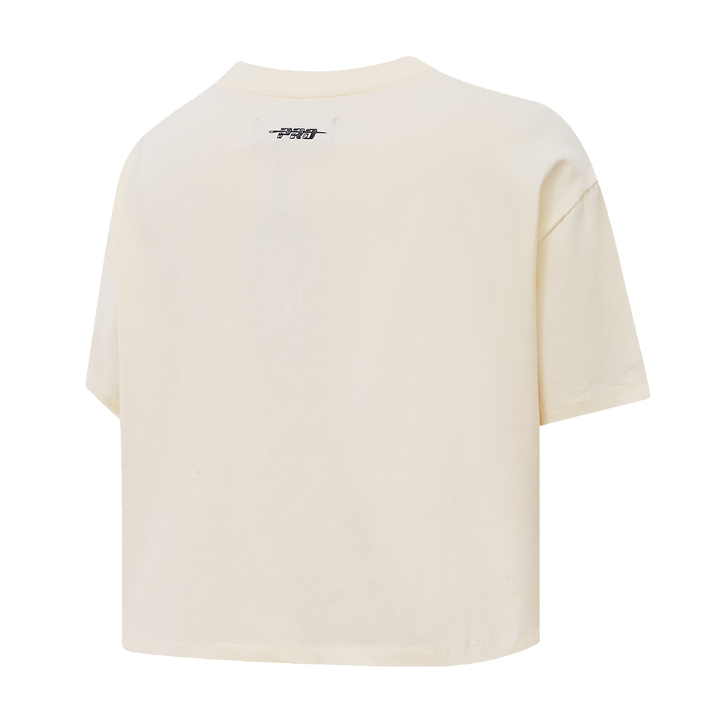 NFL TAMPA BAY BUCCANEERS RETRO CLASSIC T-SHIRT À COUPE CARRÉE POUR FEMME (COQUILLE D'ŒUF)
