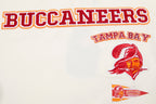NFL TAMPA BAY BUCCANEERS RETRO CLASSIC T-SHIRT À COUPE CARRÉE POUR FEMME (COQUILLE D'ŒUF)