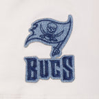 NFL TAMPA BAY BUCCANEERS VARSITY BLUES T-SHIRT EN JERSEY SIMPLE À COUPE CARRÉE POUR FEMME (LIN)