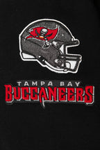 NFL TAMPA BAY BUCCANEERS CLASSIC CHANDAIL À CAPUCHON COURT EN MOLLETON POUR FEMME (NOIR)