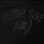 NFL TAMPA BAY BUCCANEERS TRIPLE BLACK WOMEN'S FLC CREWNECK (TRIPLE BLACK WOMEN'S)