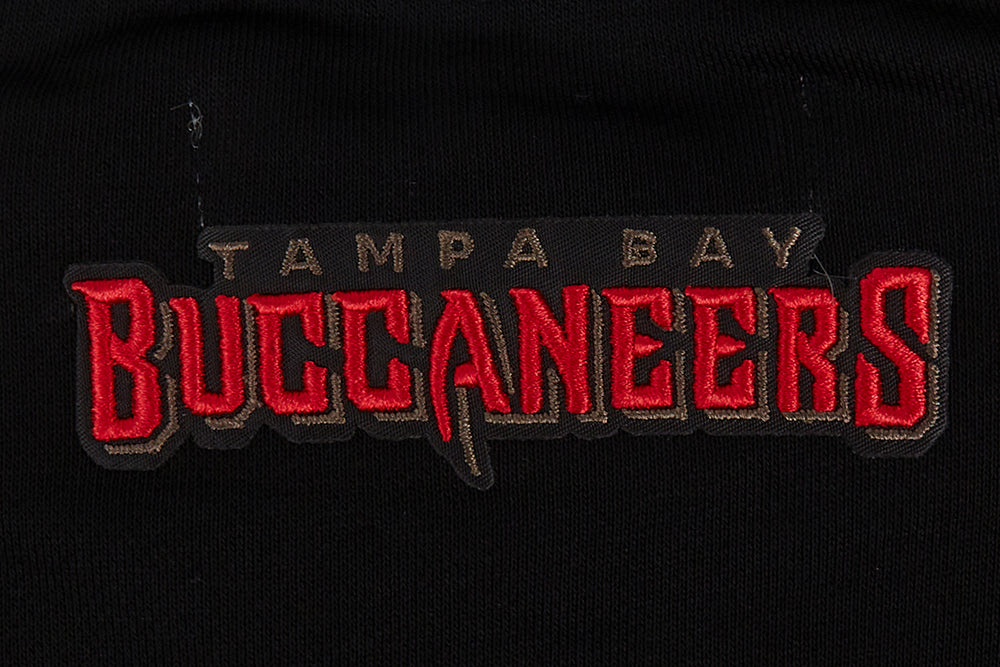 NFL TAMPA BAY BUCCANEERS CLASSIC WOMEN'S FLEECE CREWNECK (BLACK)
