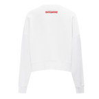 NFL TAMPA BAY BUCCANEERS CLASSIC WOMEN'S FLEECE CREWNECK (WHITE)