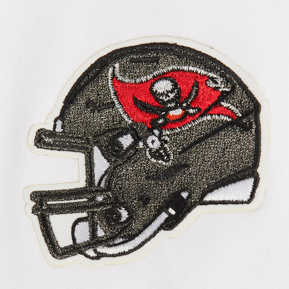 NFL TAMPA BAY BUCCANEERS CLASSIC WOMEN'S FLEECE CREWNECK (WHITE)