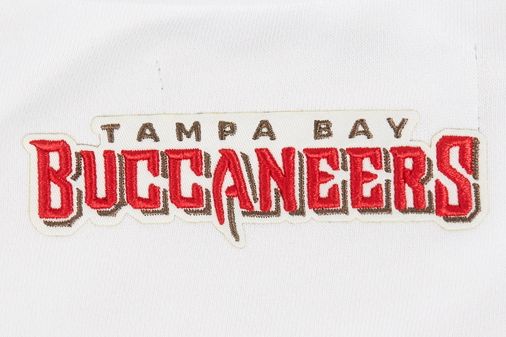 NFL TAMPA BAY BUCCANEERS CLASSIC WOMEN'S FLEECE CREWNECK (WHITE)