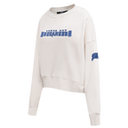 NFL TAMPA BAY BUCCANEERS VARSITY BLUES CHANDAIL À COL ROND EN MOLLETON POUR FEMME (LIN)