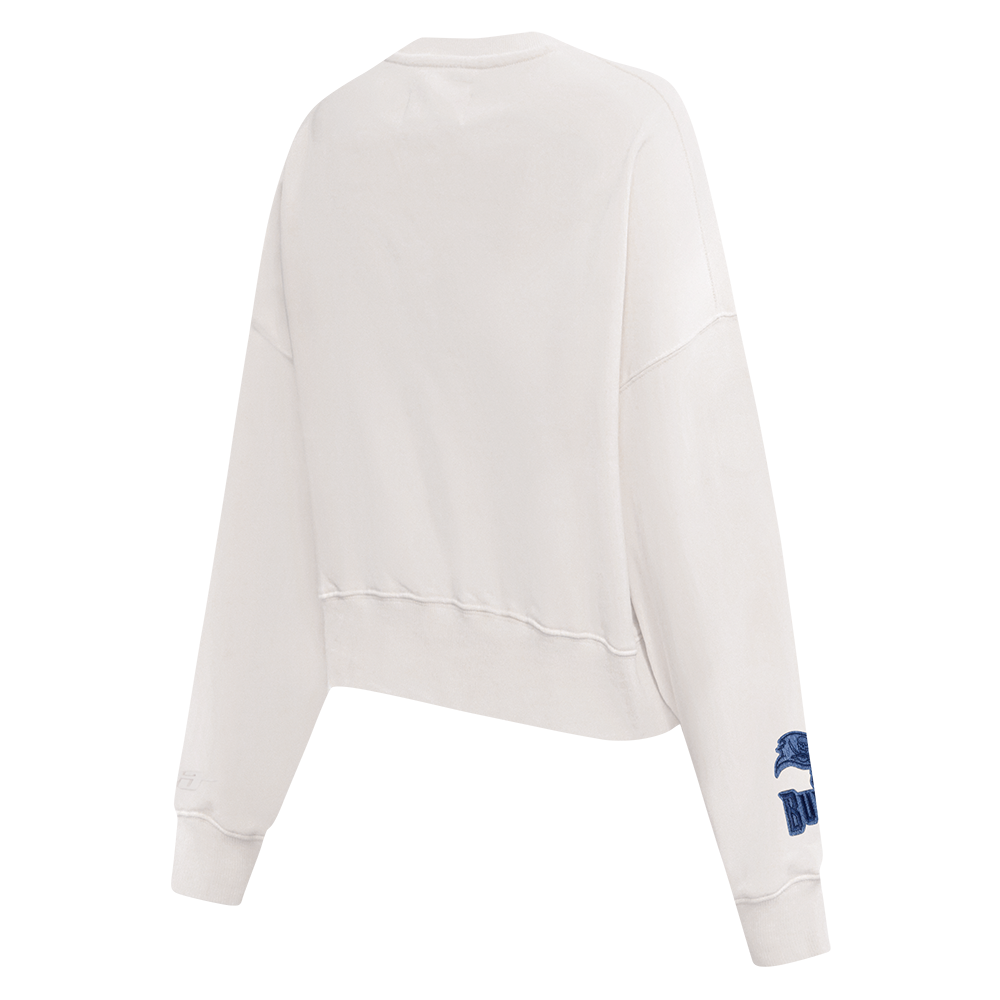 NFL TAMPA BAY BUCCANEERS VARSITY BLUES CHANDAIL À COL ROND EN MOLLETON POUR FEMME (LIN)