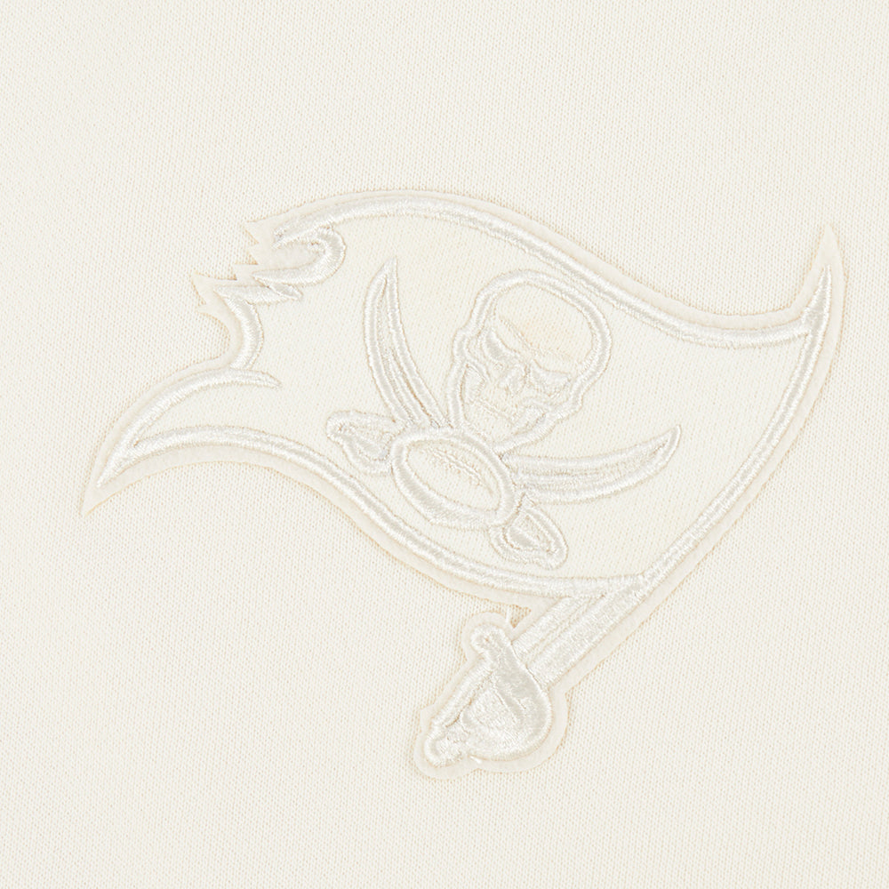 NFL TAMPA BAY BUCCANEERS NEUTRAL CHANDAIL À COL ROND EN MOLLETON POUR FEMME (COQUILLE D'ŒUF)