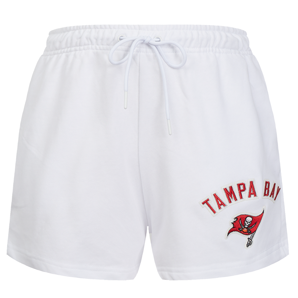 NFL TAMPA BAY BUCCANEERS CLASSIC WOMEN'S FLEECE SHORT (WHITE)