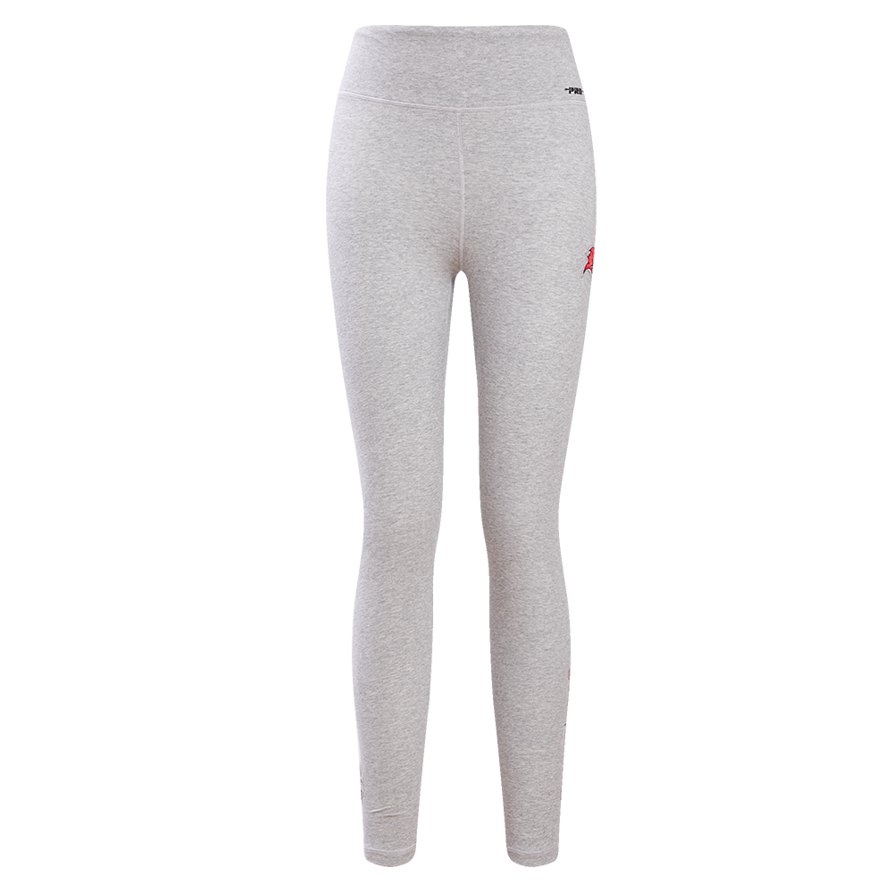 NFL TAMPA BAY BUCCANEERS CLASSIC WOMEN'S JERSEY LEGGING (HEATHER GREY)