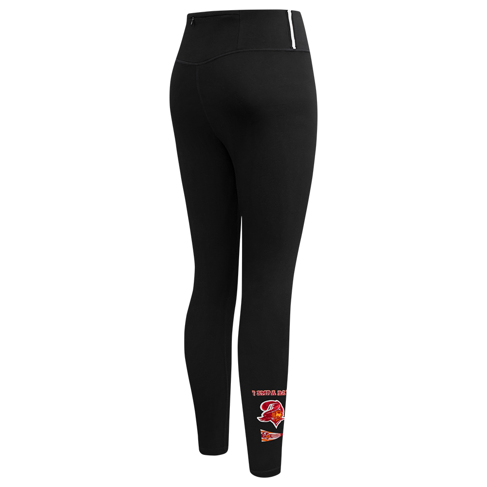 NFL TAMPA BAY BUCCANEERS RETRO CLASSIC LEGGING EN JERSEY POUR FEMME (NOIR)