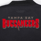 NFL TAMPA BAY BUCCANEERS CLASSIC WOMEN'S WOOL VARSITY JACKET (BLACK/WHITE)