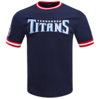 NFL TENNESSEE TITANS CLASSIC CHENILLE TEE (MIDNIGHT NAVY)