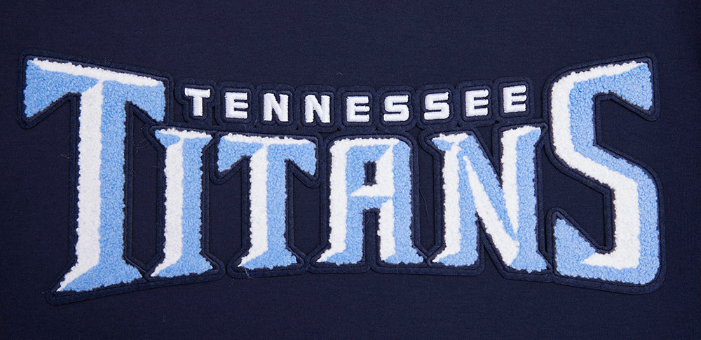 NFL TENNESSEE TITANS CLASSIC CHENILLE TEE (MIDNIGHT NAVY)