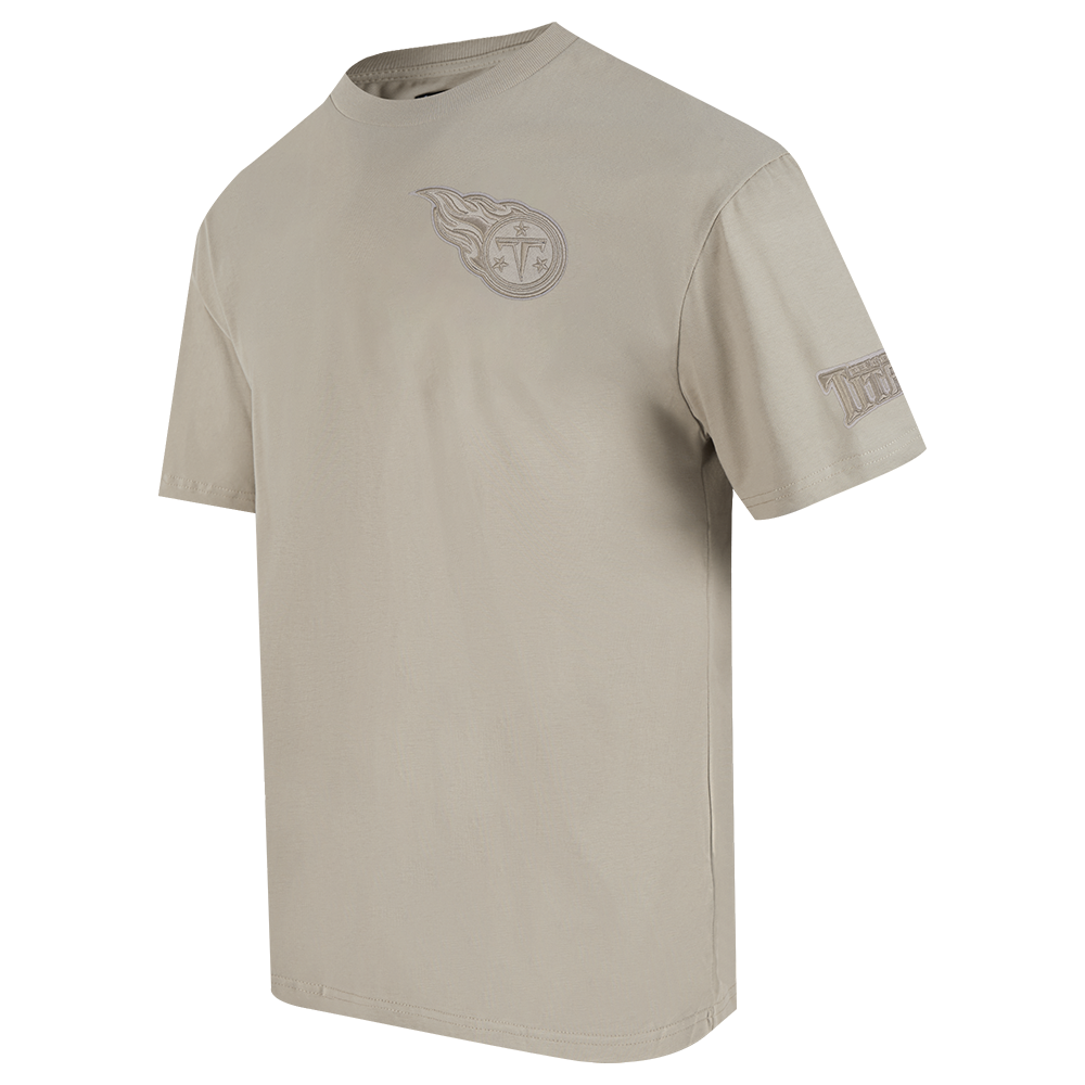 NFL TENNESSEE TITANS NEUTRAL MEN'S CJ DROP SHOULDER TEE (TAUPE)