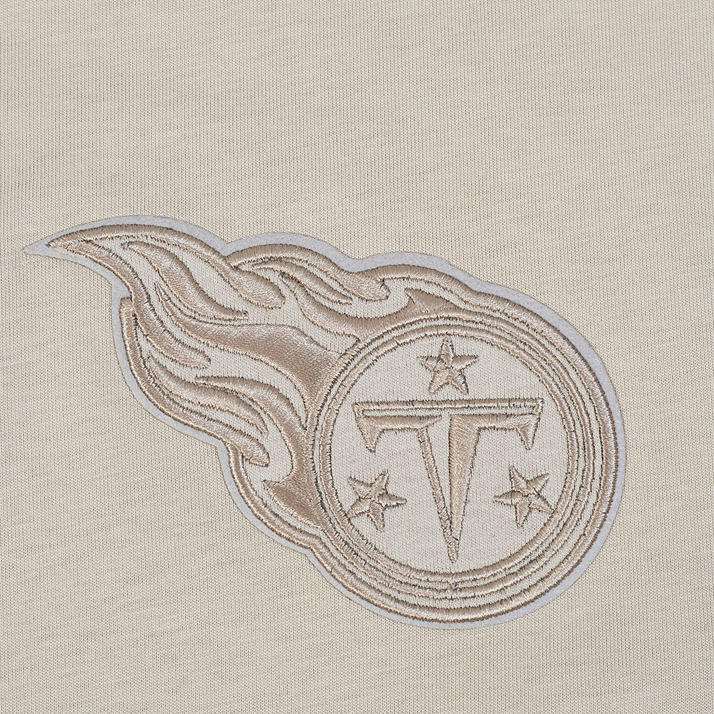 NFL TENNESSEE TITANS NEUTRAL MEN'S CJ DROP SHOULDER TEE (TAUPE)