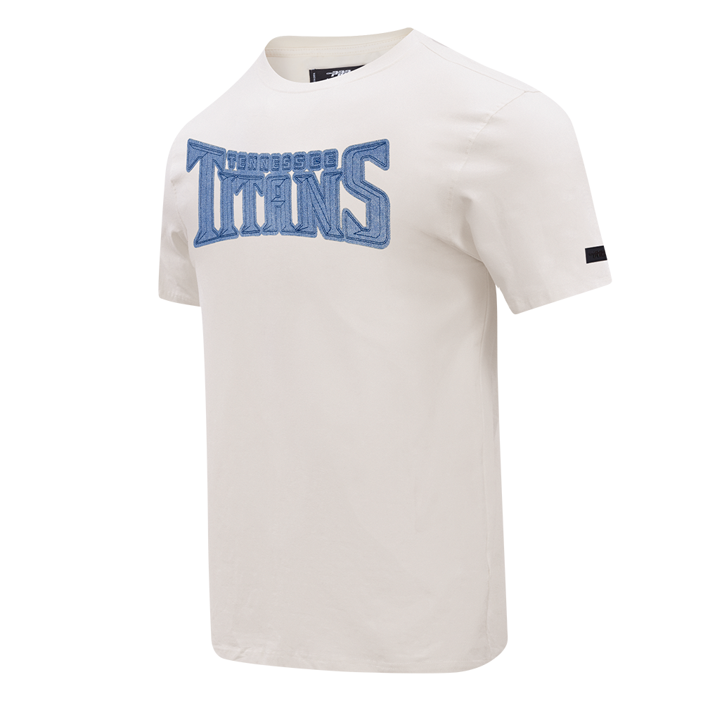 NFL TENNESSEE TITANS VARSITY BLUES T-SHIRT EN JERSEY SIMPLE POUR HOMME (LIN)