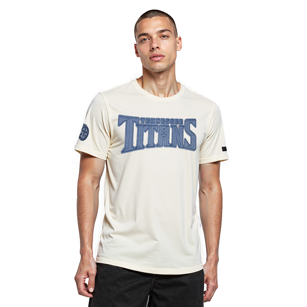 NFL TENNESSEE TITANS VARSITY BLUES MEN'S SJ TEE (LINEN)