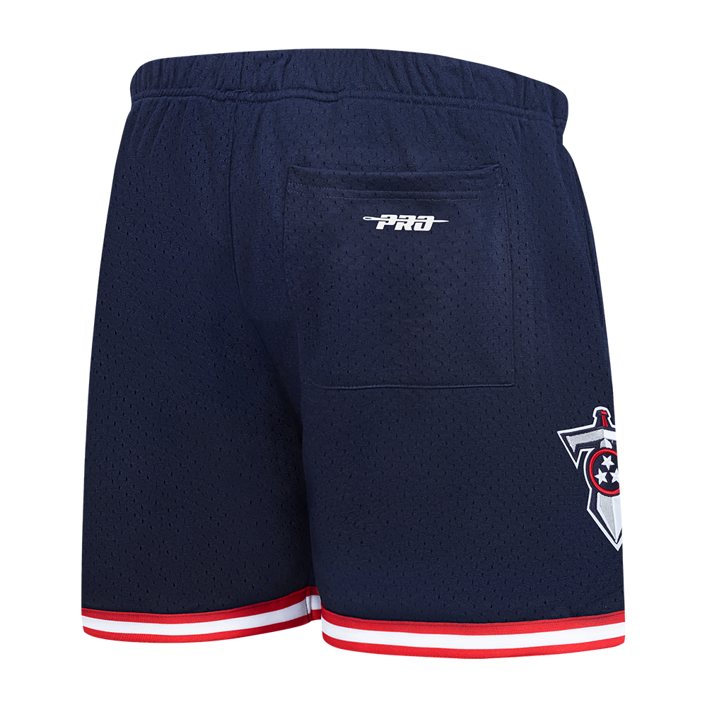 NFL TENNESSEE TITANS CLASSIC MEN'S MESH SHORT (MIDNIGHT NAVY/RED)
