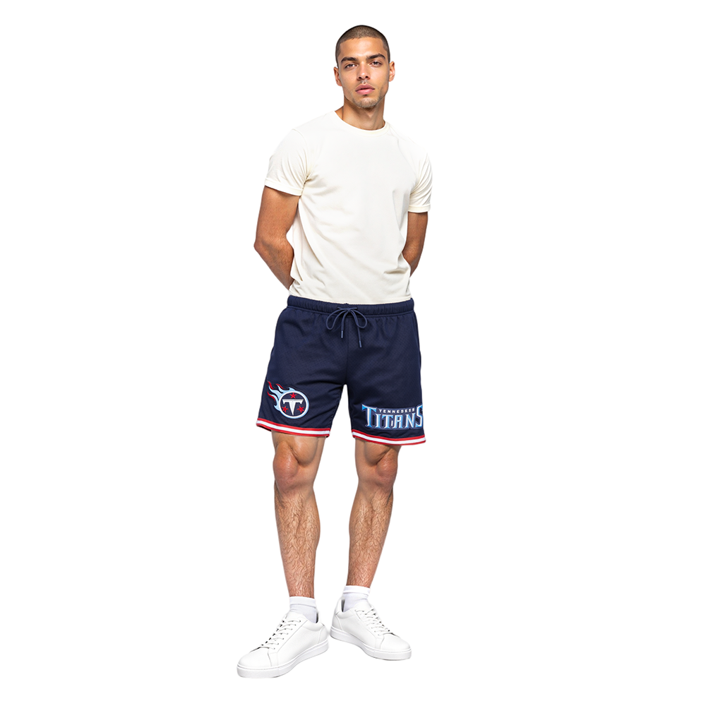 NFL TENNESSEE TITANS CLASSIC MEN'S MESH SHORT (MIDNIGHT NAVY/RED)