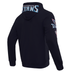 NFL TENNESSEE TITANS CLASSIC CHENILLE ZIP PO HOODIE (MIDNIGHT NAVY)
