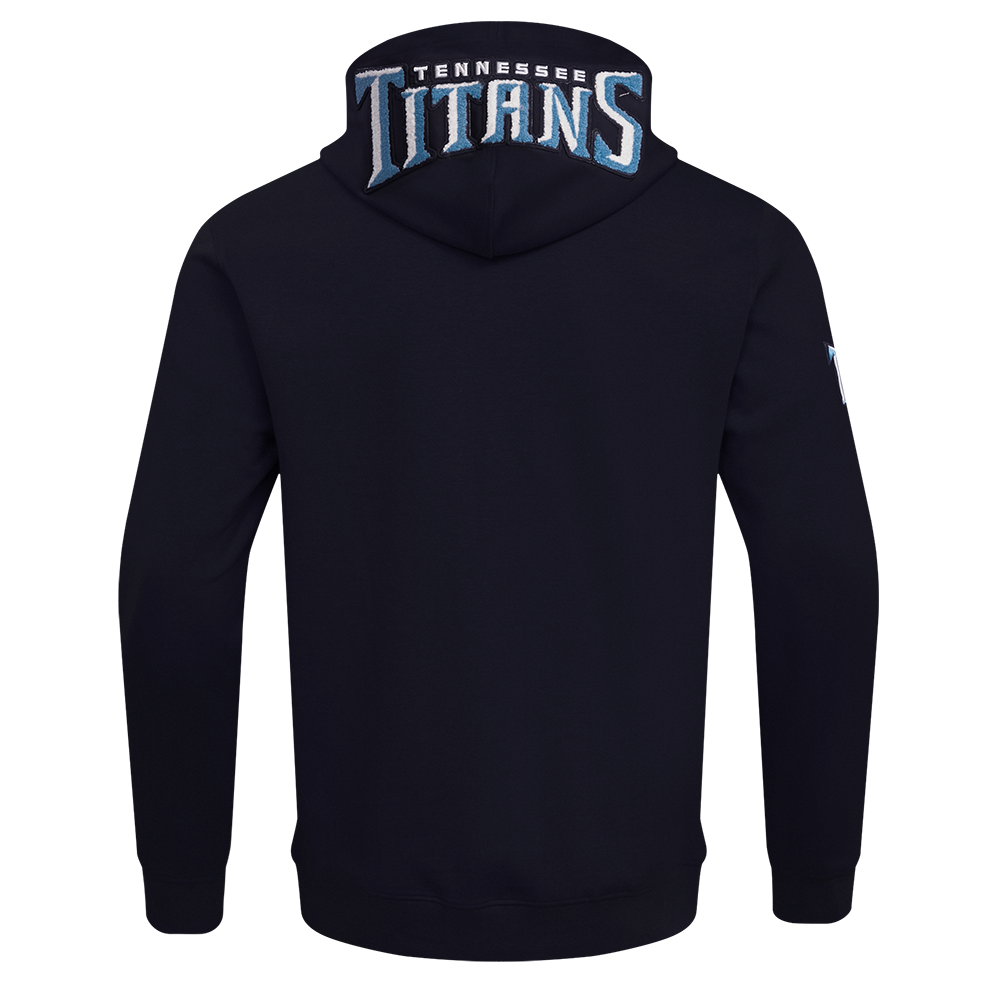 NFL TENNESSEE TITANS CLASSIC CHENILLE ZIP PO HOODIE (MIDNIGHT NAVY)