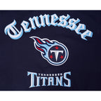 NFL TENNESSEE TITANS OLD ENGLISH MEN'S FLC PO HOODIE (MIDNIGHT NAVY)